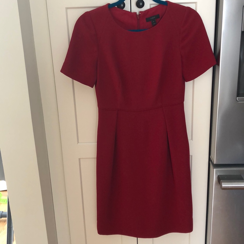 Stunning Deep Red Jcrew Dress
